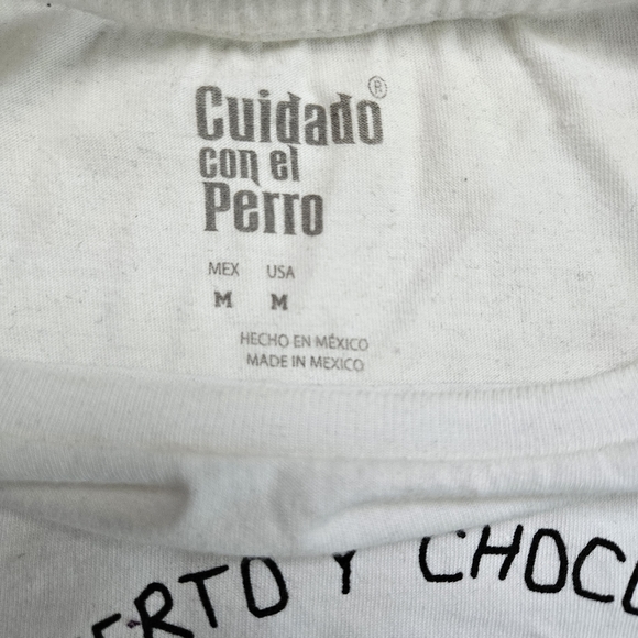 Cuidado con el perro - cool Mexican t shirt (M) - Picture 3 of 5